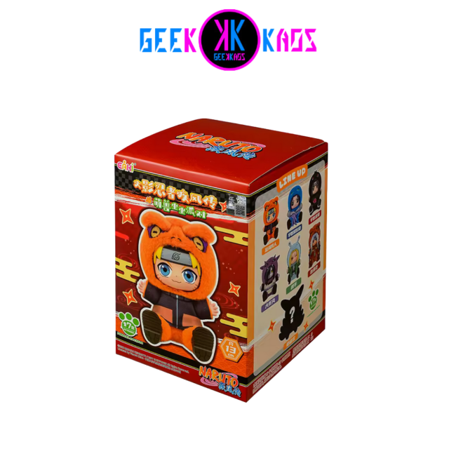 EAKI  - NARUTO SHIPPUDEN 2 - CUTE BEAST PARTY SERIES BLIND BOX KEYCHAIN - 14CM