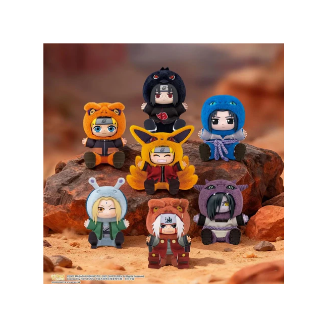 EAKI  - NARUTO SHIPPUDEN 2 - CUTE BEAST PARTY SERIES BLIND BOX KEYCHAIN - 14CM