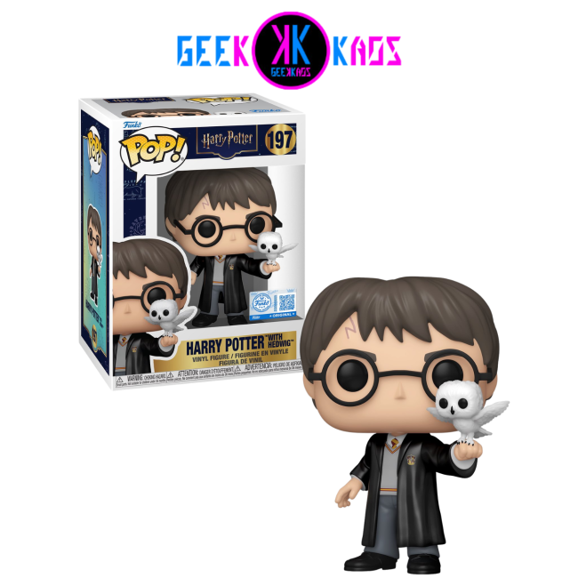 FUNKO POP! - HARRY POTTER - HARRY POTTER WITH HEDWIG 197 (SE)