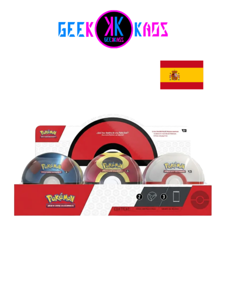 POKEMON TCG - POKEBALL TINS OCTOBER 2025 (1 UNIDAD) - ESPAÑOL