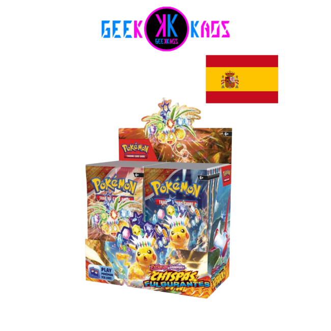 POKEMON TCG - BOOSTER DISPLAY - CHISPAS FULGURANTES (36 SOBRES) - ESPAÑOL