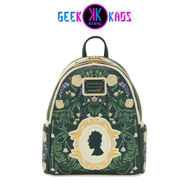 MINI MOCHILA - BRIDGERTON - SILHOUETTE FLORAL - LOUNGEFLY