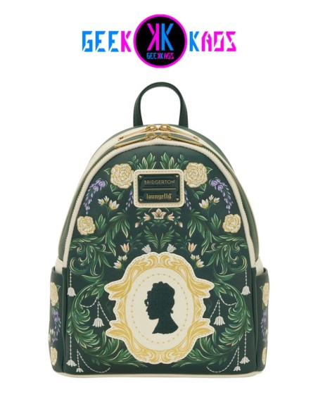 MINI MOCHILA - BRIDGERTON - SILHOUETTE FLORAL - LOUNGEFLY