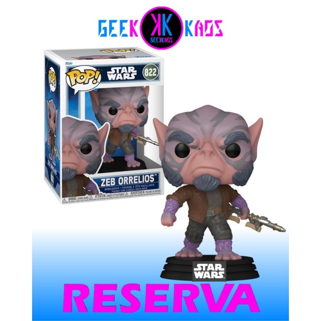 FUNKO POP! - STAR WARS -  ZEB ORRELIOS 822