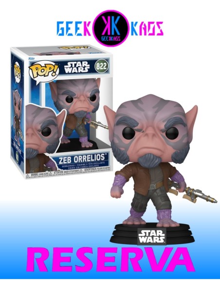 FUNKO POP! - STAR WARS -  ZEB ORRELIOS 822