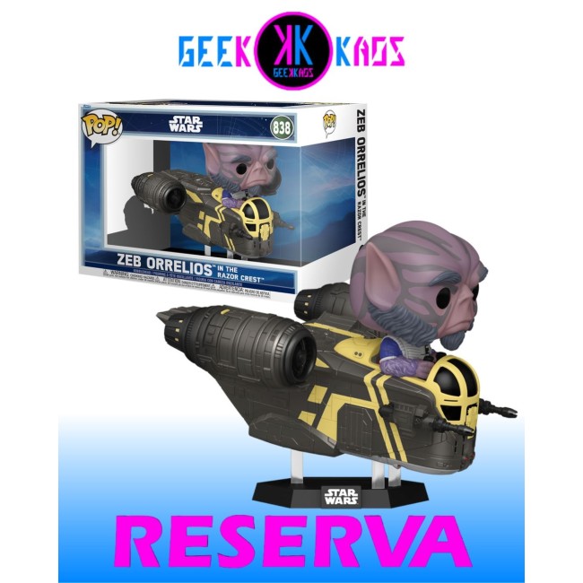 FUNKO POP! - STAR WARS -  ZEB ORRELIOS IN THE RAZOR CREST 838