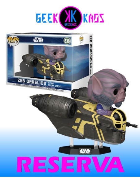 FUNKO POP! - STAR WARS -  ZEB ORRELIOS IN THE RAZOR CREST 838