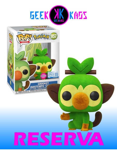 FUNKO POP! - POKEMON - GROOKEY 957 (SE) (FLOCKED)