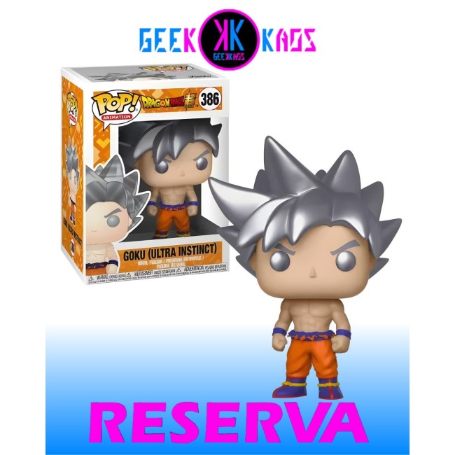 FUNKO POP! - DRAGON BALL SUPER - GOKU (ULTRA INSTINCT) 386