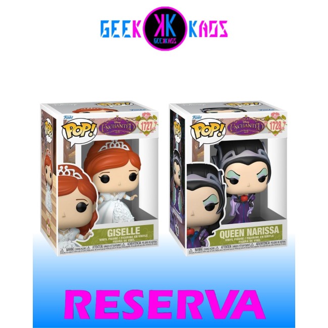 2-PACK - FUNKO POP! ENCHANTED - GISELLE 1927, QUEEN NARISSA 1928
