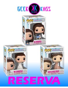 3-PACK - FUNKO POP! THE PRINCESS DIARIES - MIA THERMOPOLIS 1730, QUEEN CLARISSE RENALDI 1731, MIA THERMOPOLIS 1731