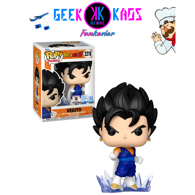 FUNKO POP! - DRAGON BALL Z - VEGITO 2218 (CHALICE PRERELEASE STICKER)