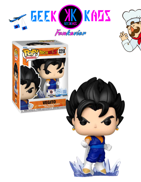 FUNKO POP! - DRAGON BALL Z - VEGITO 2218 (CHALICE PRERELEASE STICKER)