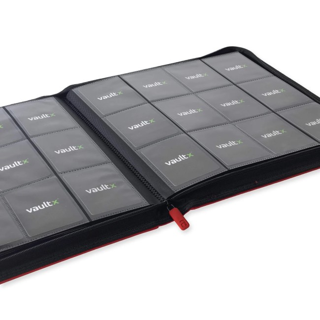 ALBUM TCG - FIRED RED - 12 POCKET - 480 CARTAS - VAULT X