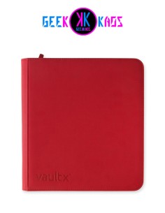 ALBUM TCG - FIRED RED - 12 POCKET - 480 CARTAS - VAULT X
