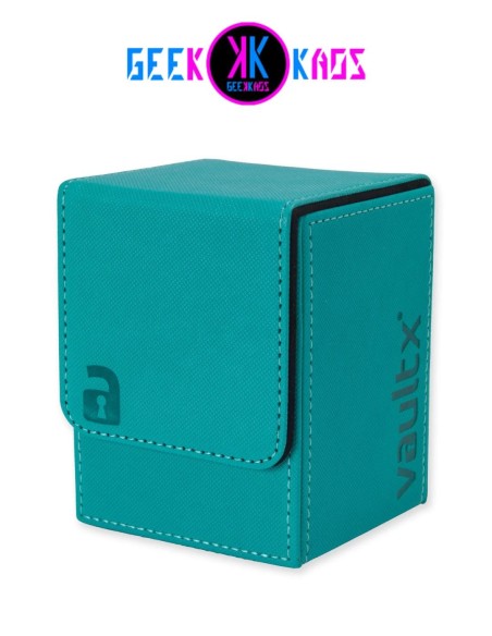 DECK BOX TCG - OCEAN BLUE - 80 CARTAS - VAULT X