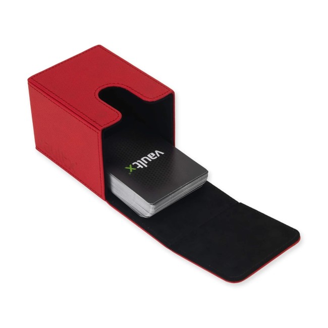 DECK BOX TCG - FIRE RED - 80 CARTAS - VAULT X