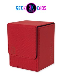 DECK BOX TCG - FIRE RED - 80 CARTAS - VAULT X
