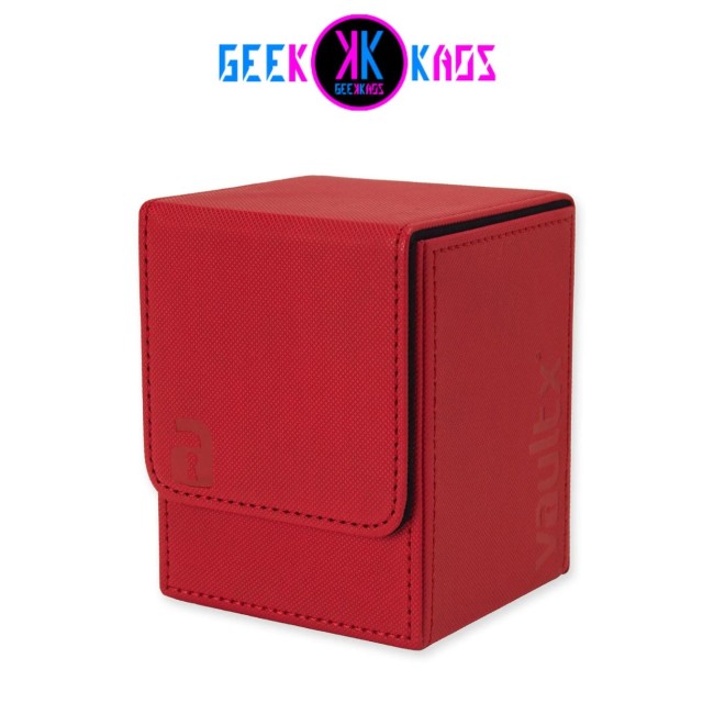 DECK BOX TCG - FIRE RED - 80 CARTAS - VAULT X