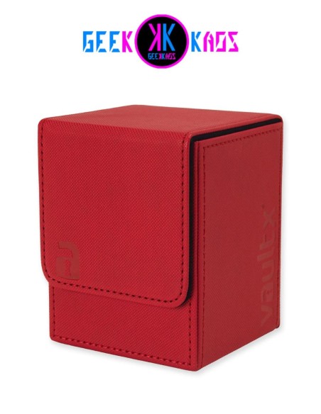 DECK BOX TCG - FIRE RED - 80 CARTAS - VAULT X