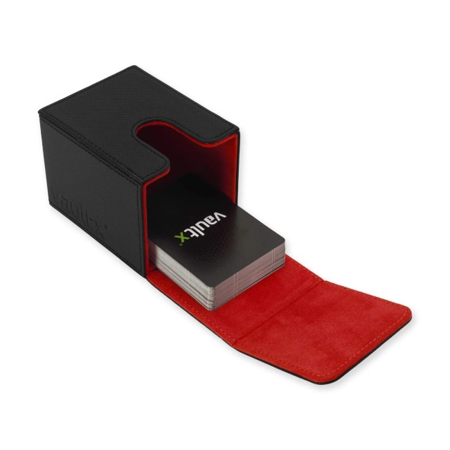 DECK BOX TCG - ELECTRIC RED - 80 CARTAS - VAULT X