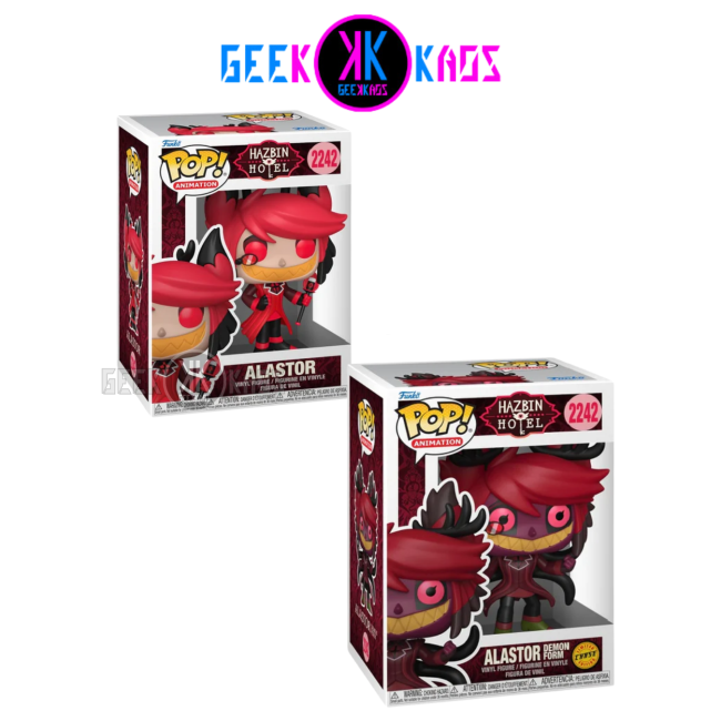 FUNKO POP! - HAZBIN HOTEL - ALASTOR 2242 BUNDLE ( regular + chase )