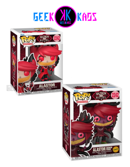 FUNKO POP! - HAZBIN HOTEL - ALASTOR 2242 BUNDLE ( regular + chase )