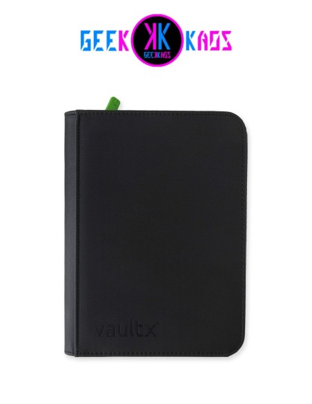 ALBUM TCG - SIGNATURE BLACK - 4 POCKET - 160 CARTAS - VAULT X