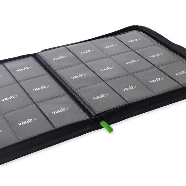 ALBUM TCG - SIGNATURE BLACK - 12 POCKET - 480 CARTAS - VAULT X