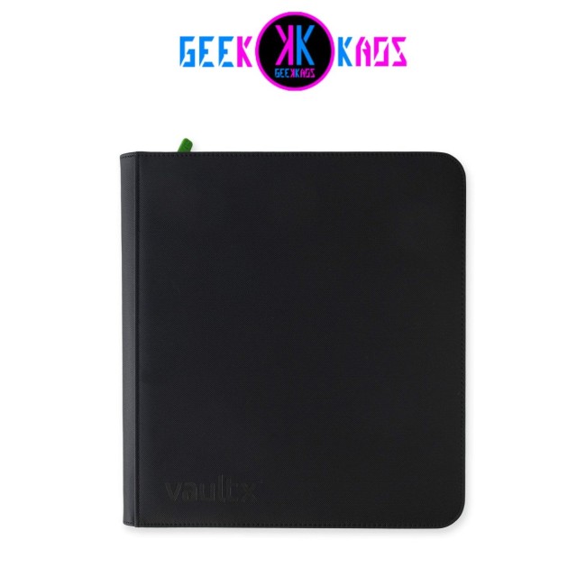 ALBUM TCG - SIGNATURE BLACK - 12 POCKET - 480 CARTAS - VAULT X