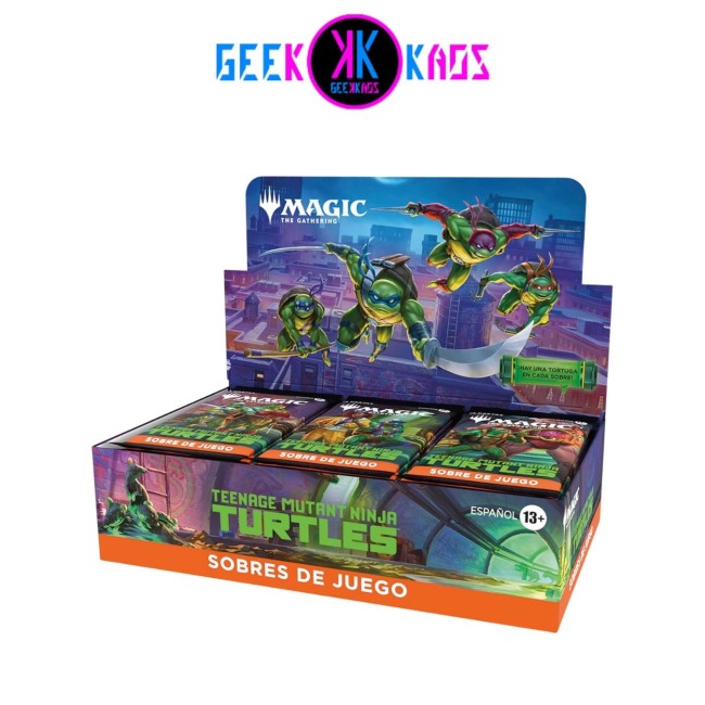 MAGIC: THE GATHERING - TEENAGE MUTANT NINJA TURTLES - PLAY BOOSTERS (30 SOBRES) - ESPAÑOL