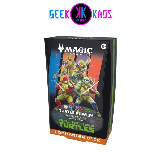 MAGIC: THE GATHERING - TEENAGE MUTANT NINJA TURTLES - COMMANDER DECK - INGLES
