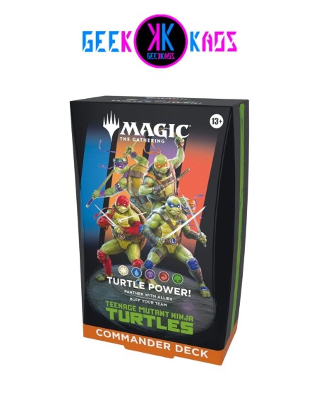 MAGIC: THE GATHERING - TEENAGE MUTANT NINJA TURTLES - COMMANDER DECK - INGLES