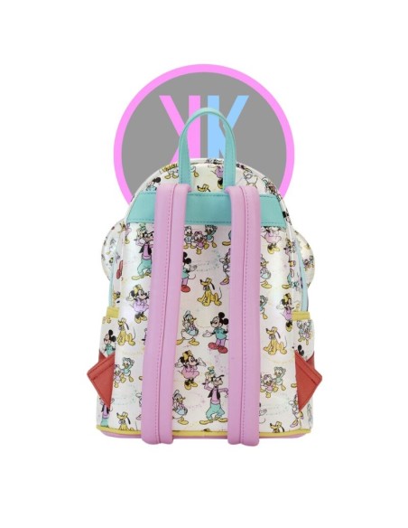 MINI MOCHILA - MICKY & FRIENDS - DISNEY 100 AOP EAR HOLDERS - LOUNGEFLY