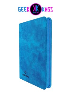 ALBUM TCG - ZIP-UP BLUE - 4 POCKET - 160 CARTAS - GAMEGENIC