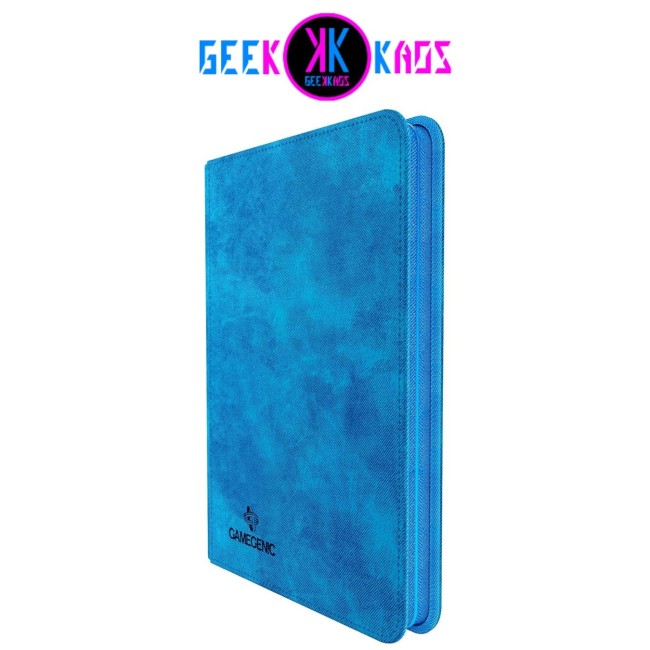 ALBUM TCG - ZIP-UP BLUE - 4 POCKET - 160 CARTAS - GAMEGENIC