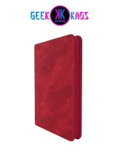 ALBUM TCG - ZIP-UP RED - 4 POCKET - 160 CARTAS - GAMEGENIC