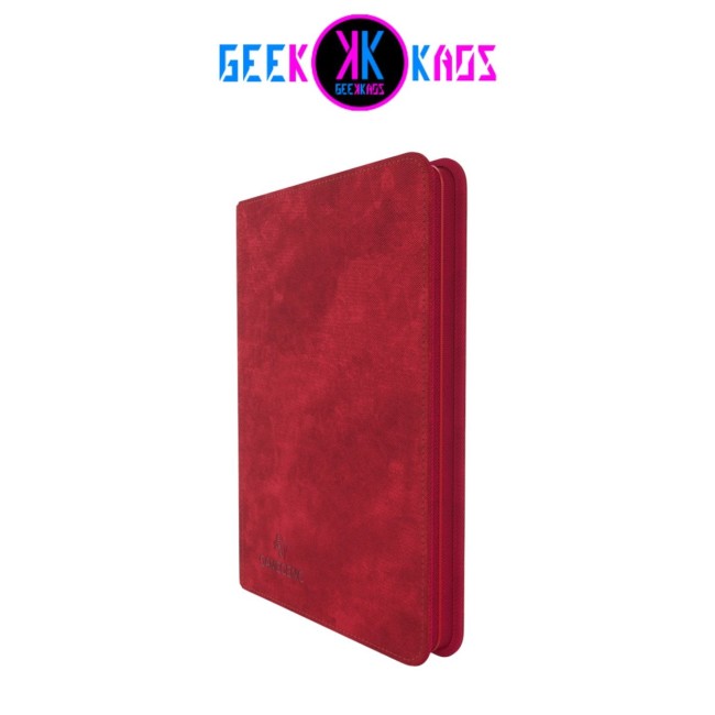 ALBUM TCG - ZIP-UP RED - 4 POCKET - 160 CARTAS - GAMEGENIC