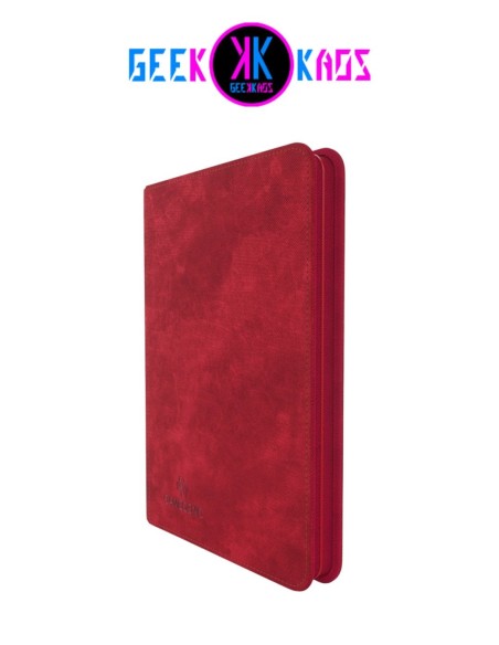 ALBUM TCG - ZIP-UP RED - 4 POCKET - 160 CARTAS - GAMEGENIC