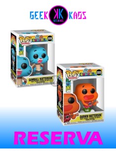 2-PACK - FUNKO POP! - THE AMAZING WORLD OF GUMBALL - GUMBALL WATTERSON 2302, DARWIN WATTERSON 2303