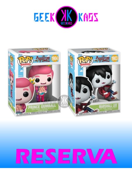 2-PACK - FUNKO POP! - ADVENTURE TIME - MARSHALL LEE 1903, PRINCE GUMBALL 1904