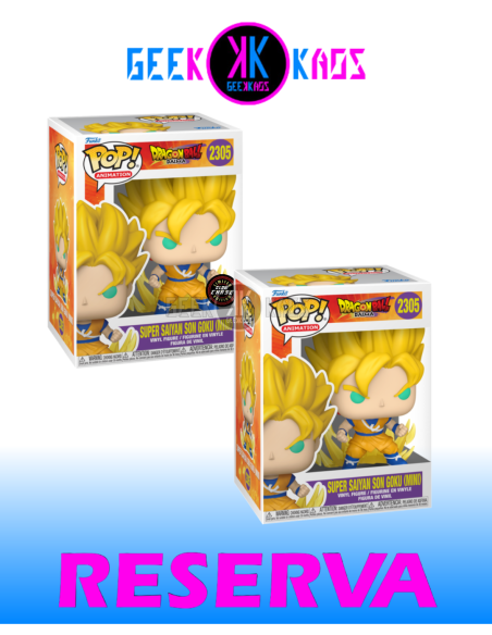 FUNKO POP! - DRAGON BALL DAIMA  - SUPER SAIYAN SON GOKU ( MINI ) 2305 ( BUNDLE)