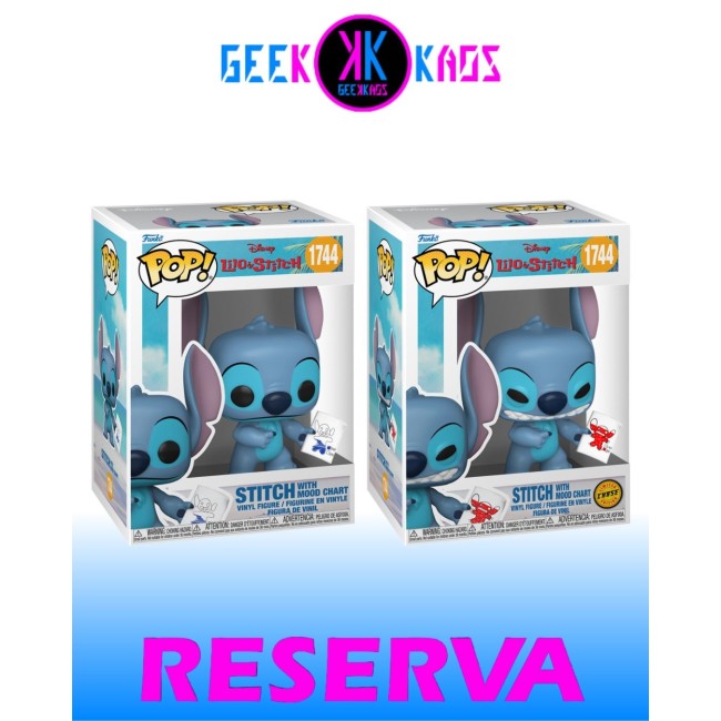 FUNKO POP! - LILO & STITCH - STITCH WITH MOOD CHART 1744 (BUNDLE)