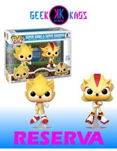 FUNKO POP! - SONIC THE HEDGEHOG - SUPER SONIC & SUPER SHADOW 2-PACK (SE)