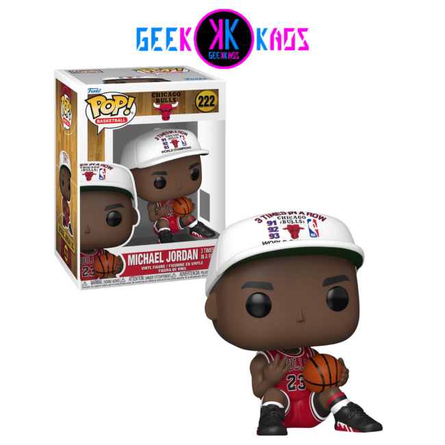 FUNKO POP! - NBA - MICHAEL JORDAN 3 TIMES IN A ROW 222
