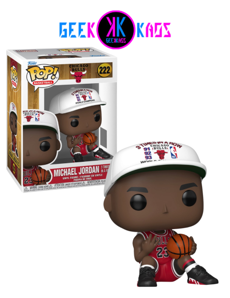 FUNKO POP! - NBA - MICHAEL JORDAN 3 TIMES IN A ROW 222