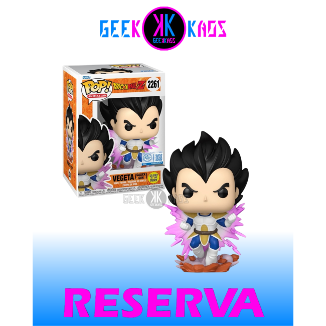 FUNKO POP! - DRAGON BALL Z  -  VEGETA (GALICK GUN) 2261 (SE) GITD)