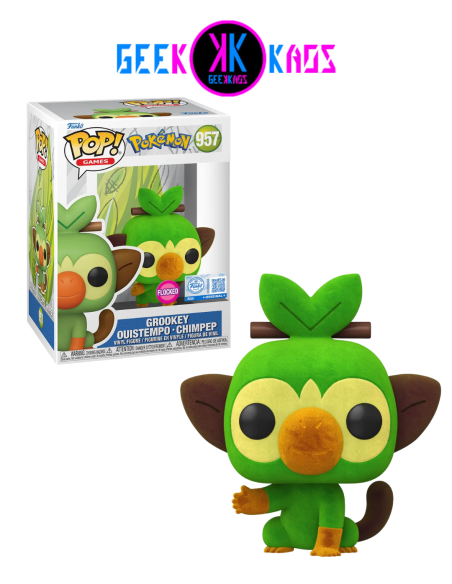 FUNKO POP! - POKEMON - GROOKEY 957 (SE) (FLOCKED)