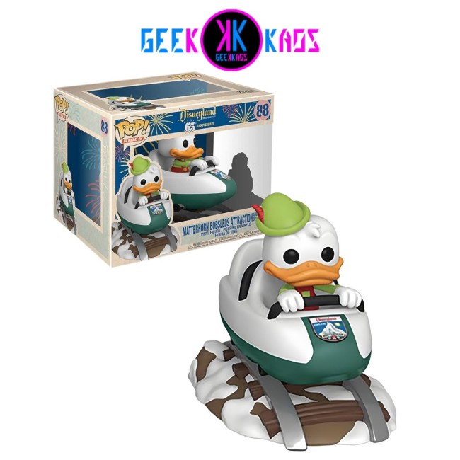 FUNKO POP! RIDE - DISNEYLAND RESORT: 65 ANNIVERSARY - MATTERHORN BOBSLEDS ATTRACTION AND DONALD DUCK 88