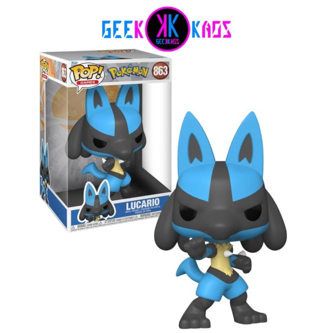 FUNKO POP! - POKEMON - LUCARIO 863 (JUMBO SIZED)